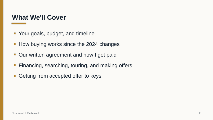 The Listing Appointment Kit, page 4