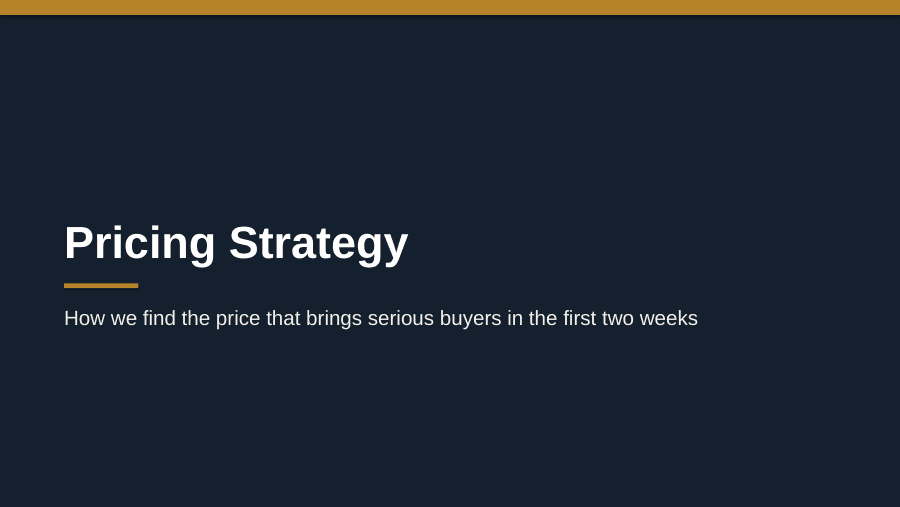 Listing Presentation Starter Deck, page 3