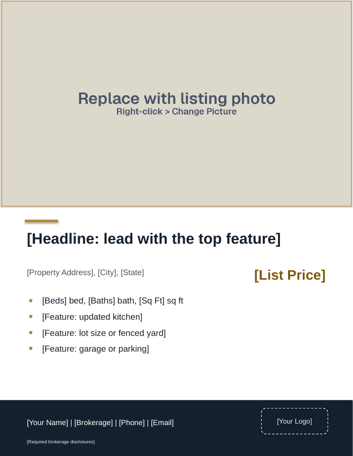 Real Estate Flyer Templates, page 2