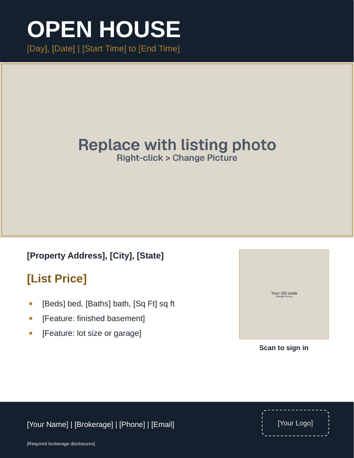 Real Estate Flyer Templates, page 3